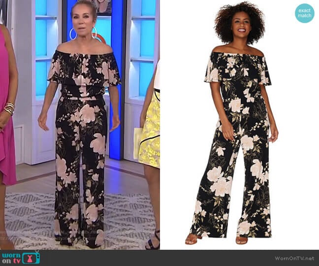 GILI Off The Shoulder Jumpsuit worn by Kathie Lee Gifford on Today