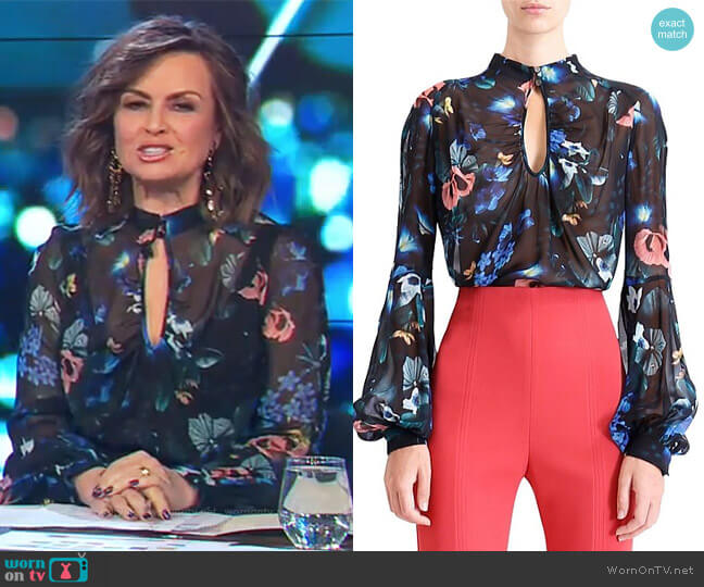 Ginger & Smart Harmony Blouse worn by Lisa Wilkinson on The Project