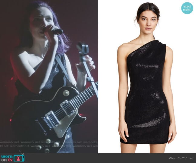 Haney Valentina One Shoulder Mini Dress worn by Alannah (Rainee Blake) on Nashville
