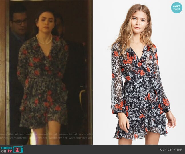 IRO Vilia Dress worn by Isabela Vargas (Idalia Valles) on Queen of the South