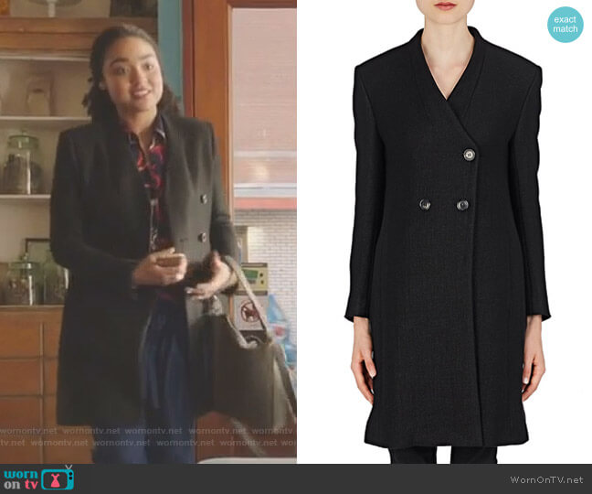 Isabel Marant Dias Wool-Blend Coat worn by Kat Edison (Aisha Dee) on The Bold Type