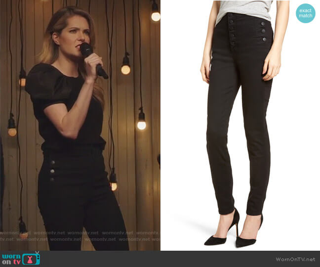 J Brand Natasha Photoready High Waist Skinny Jeans worn by Sutton (Meghann Fahy) on The Bold Type