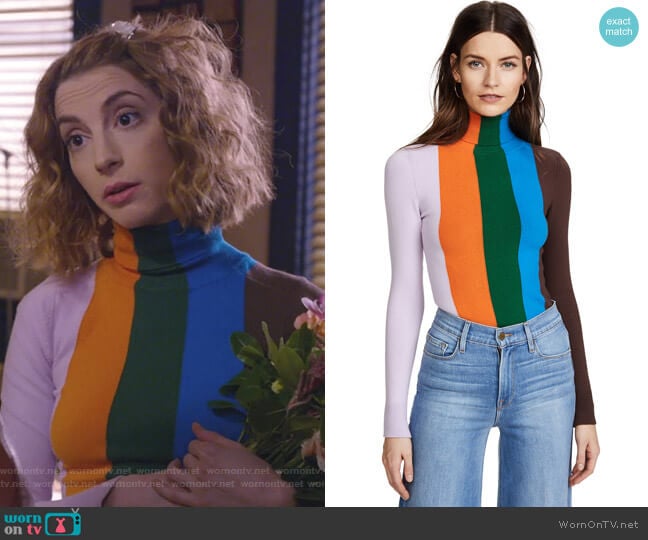 JoosTricot Long Sleeve Turtleneck worn by Lauren (Molly Bernard) on Younger