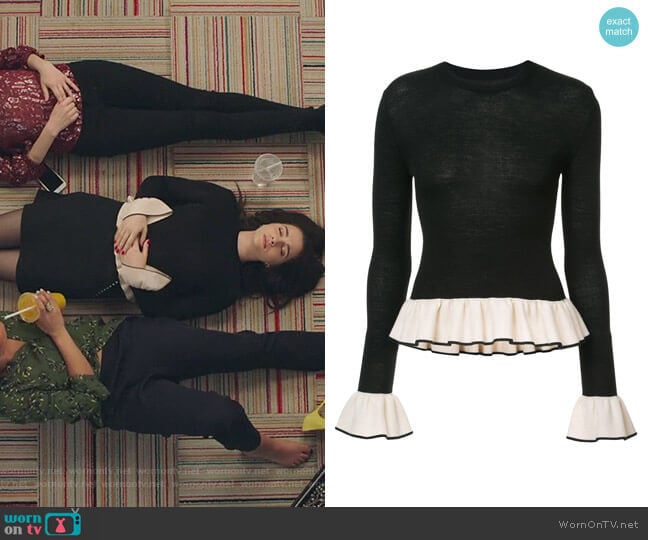 Khaite Claudia sweater worn by Jane Sloan (Katie Stevens) on The Bold Type