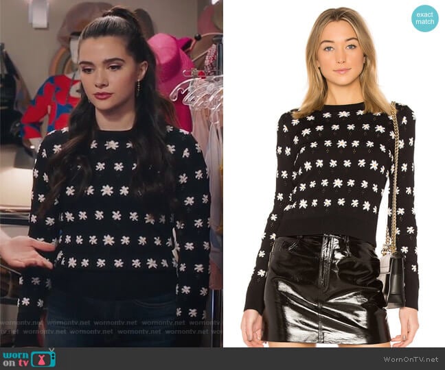 Kenzo Jackie Flowers sweater worn by Jane Sloan (Katie Stevens) on The Bold Type