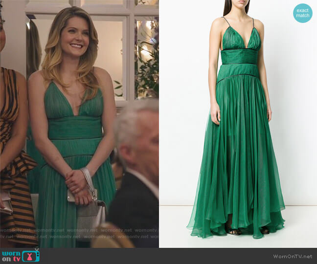 Maria Lucia Hohan Katya maxi dress worn by Sutton (Meghann Fahy) on The Bold Type