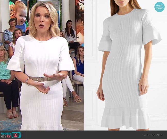 Michael Michael Kors Ribbed-knit dress worn by Megyn Kelly on Today