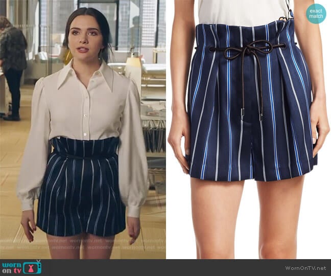 Phillip Lim 3.1 Striped Shorts worn by Jane Sloan (Katie Stevens) on The Bold Type