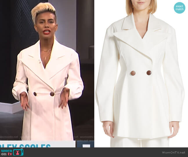Rejina Pyo Maja Suit Jacket worn by Sibley Scoles on E! News