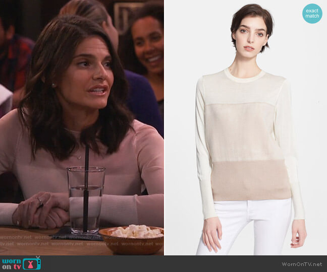 Rag and Bone 'Marissa' Long Sleeve Knit Top worn by Leslie Curry (Lindsey Kraft) on Living Biblically