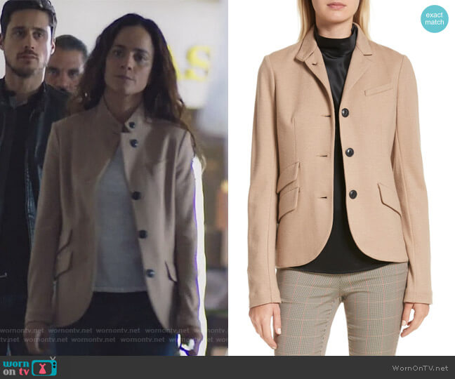 Rag & Bone Slade Wool Blazer worn by Teresa Mendoza (Alice Braga) on Queen of the South