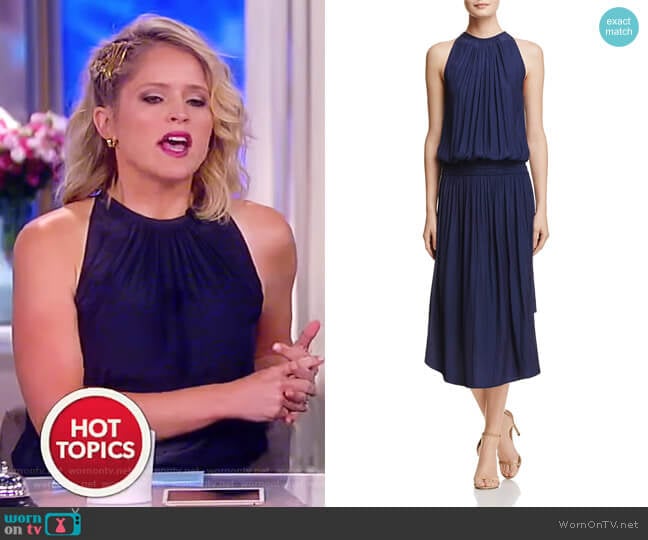 Ramy Brook Audrey Midi Dress worn by Sara Haines on The View