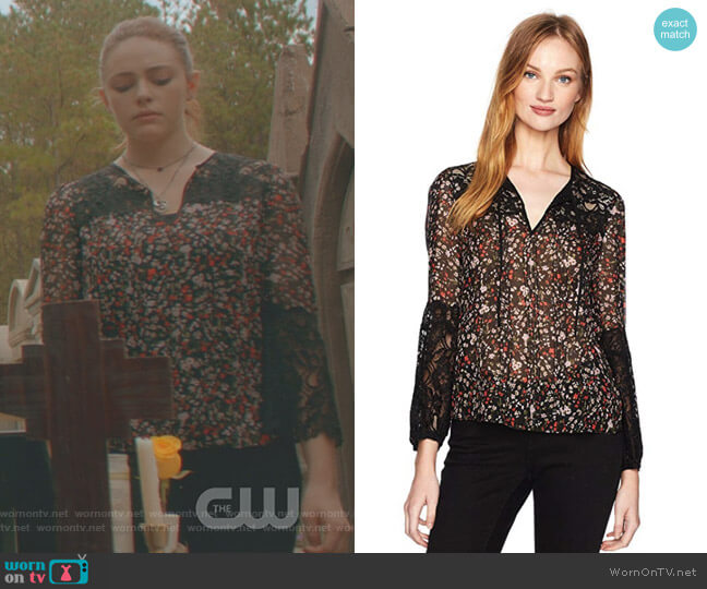 Rebecca Taylor Lyra Lace Top worn by Hope Mikaelson (Danielle Rose Russell) on The Originals