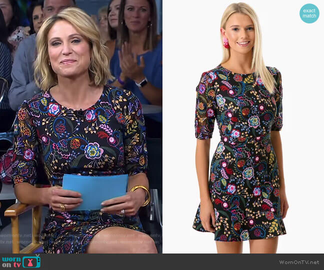 Saloni Celia Dress worn by Amy Robach on Good Morning America
