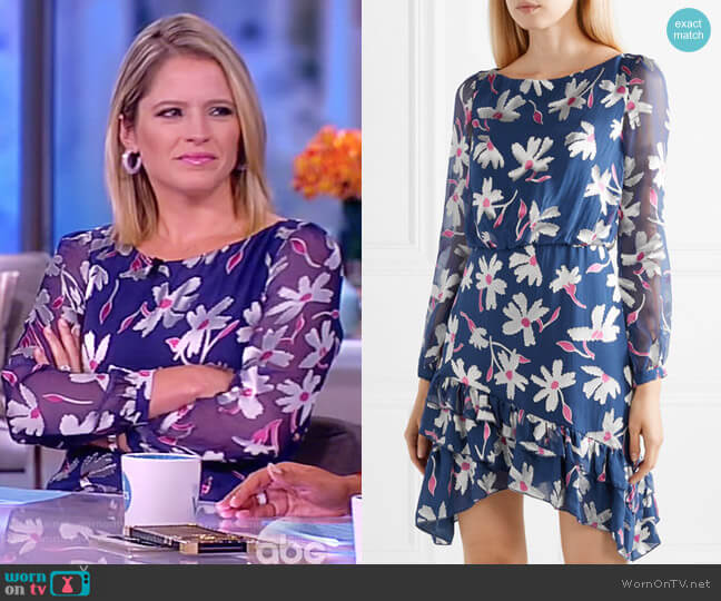 Saloni Felicia dress worn by Sara Haines on The View