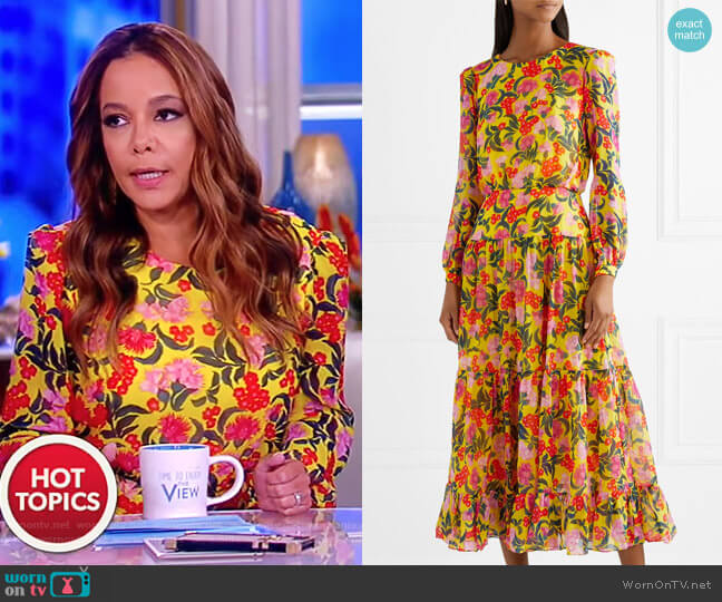 Saloni Isabel dress worn by Sunny Hostin on The View