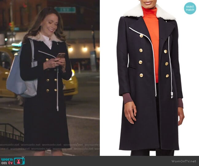 Rag & Bone Sullivan Coat worn by Liza Miller (Sutton Foster) on Younger
