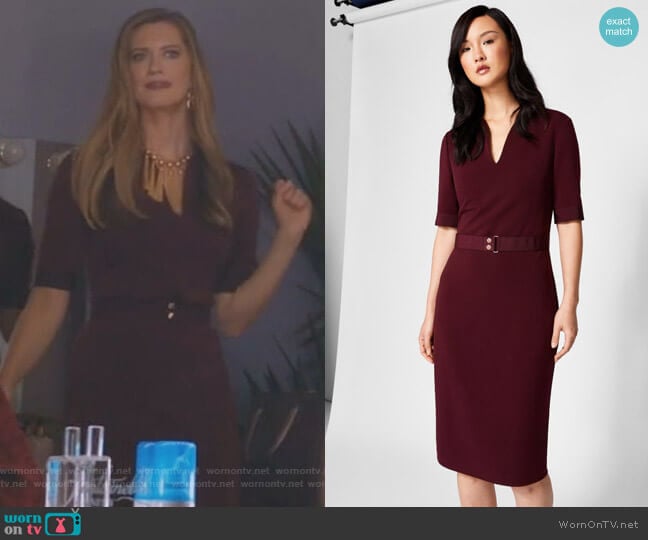 Ted Baker Jesabil Dress worn by Sydney (Heather Doerksen) on Take Two