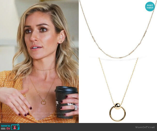 Uncommon James Ready to Mingle Necklace worn by Kristin Cavallari on Very Cavallari