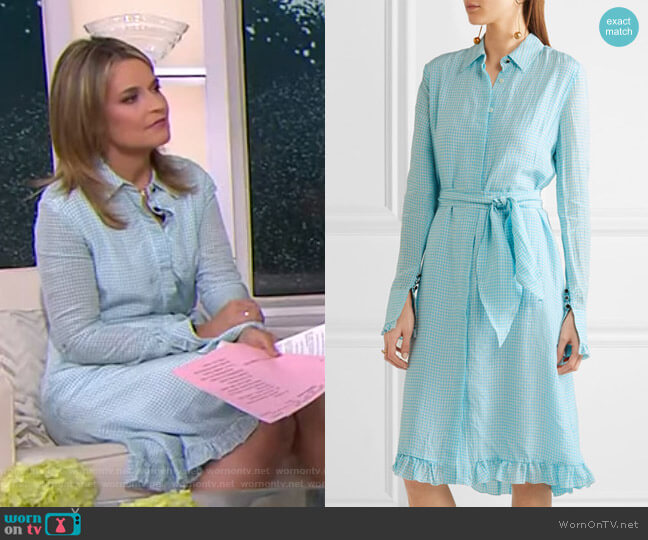 Altuzarra Laguna Dress worn by Savannah Guthrie on Today