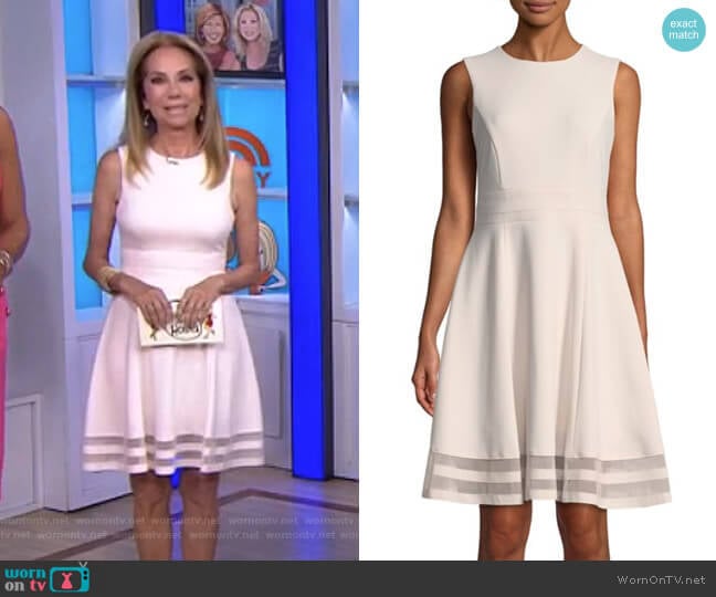 Calvin Klein Sleeveless Fit & Flare Dress worn by Kathie Lee Gifford on Today