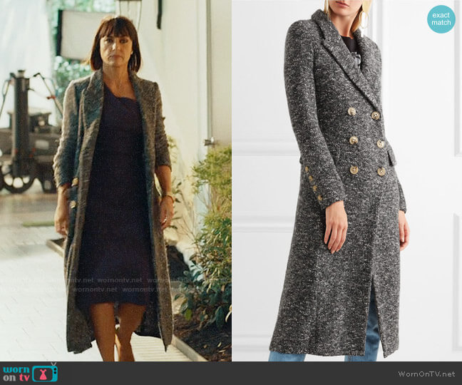 Etoile Isabel Marant Overton Boucle Coat worn by Quinn King (Constance Zimmer) on UnReal