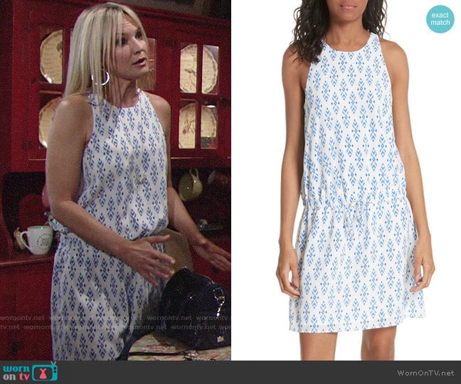 Joie Diega Dress worn by Sharon Newman (Sharon Case) on The Young and the Restless