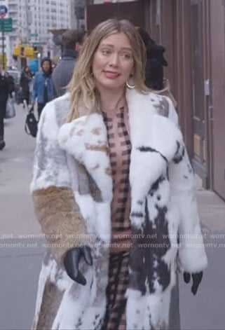Kelsey’s mixed fur coat on Younger