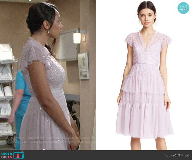 Needle & Thread Mirage Dress worn by Shauna (Camryn Hamm) on The Young and the Restless