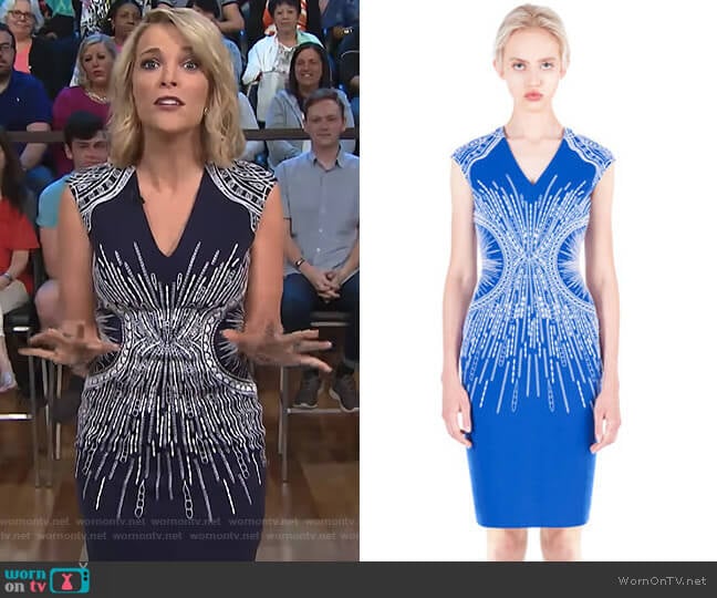 ph15 Embroidered V-Neck Sheath Dress worn by Megyn Kelly on Today