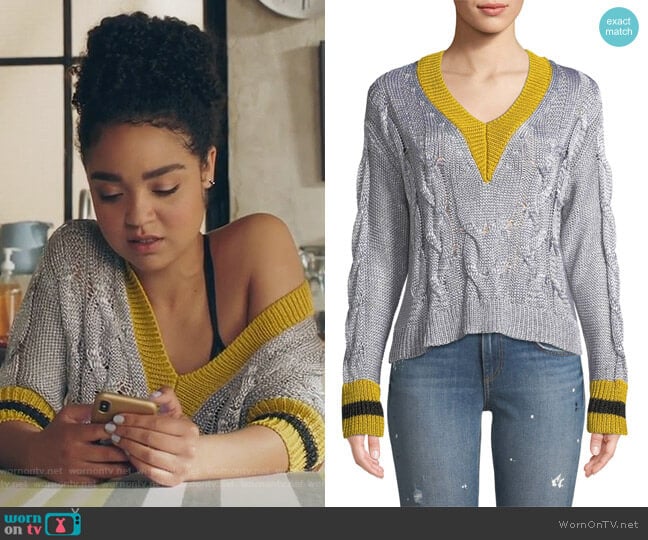Rag & Bone Emma Sweater worn by Kat Edison (Aisha Dee) on The Bold Type