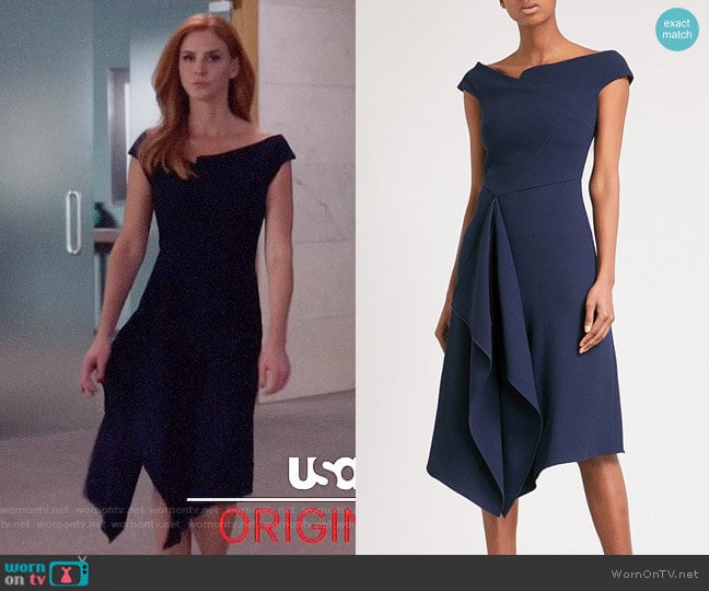 Roland Mouret Barwick Dress worn by Donna Paulsen (Sarah Rafferty) on Suits