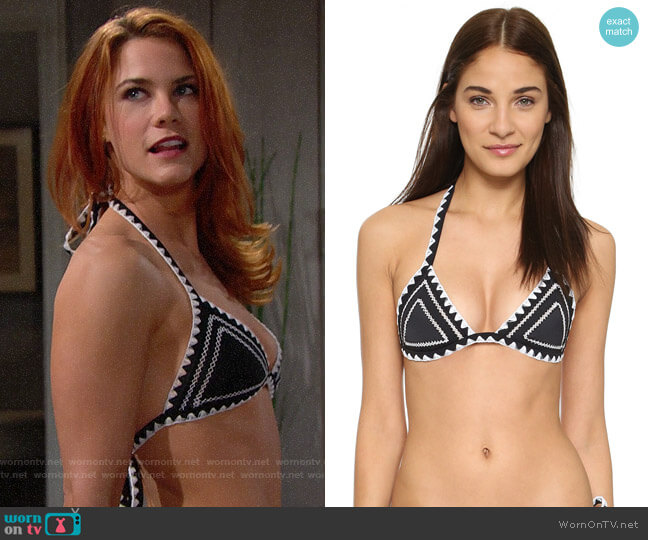 Same Swim The Catch Bikini worn by Sally Spectra (Courtney Hope) on The Bold and the Beautiful