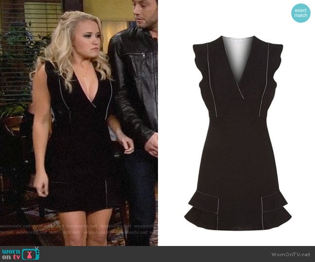 Sandro Aglae Dress worn by Gabi Diamond (Emily Osment) on Young and Hungry