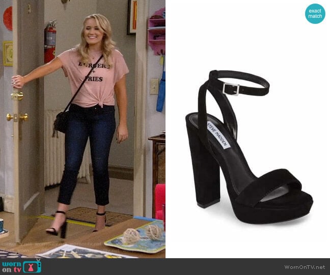 Steve Madden Insomnia Sandals worn by Gabi Diamond (Emily Osment) on Young and Hungry