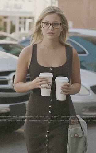 Tandy’s buttoned front dress on Marvel’s Cloak and Dagger