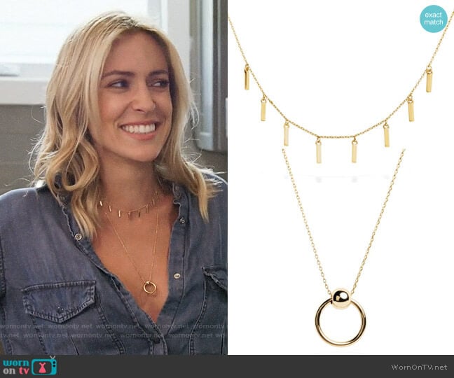 Uncommon James Duchess Necklace worn by Kristin Cavallari on Very Cavallari