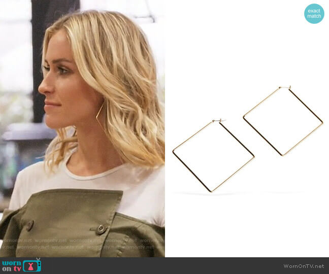 Uncommon James Girl Boss Hoops worn by Kristin Cavallari on Very Cavallari