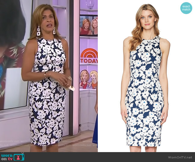 Adrianna Papell Daisy Field Dress worn by Hoda Kotb on Today