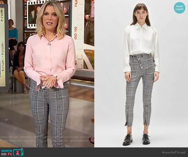 Alexander Wang Mixed Snap Detail High Waisted Legging worn by Megyn Kelly on Today