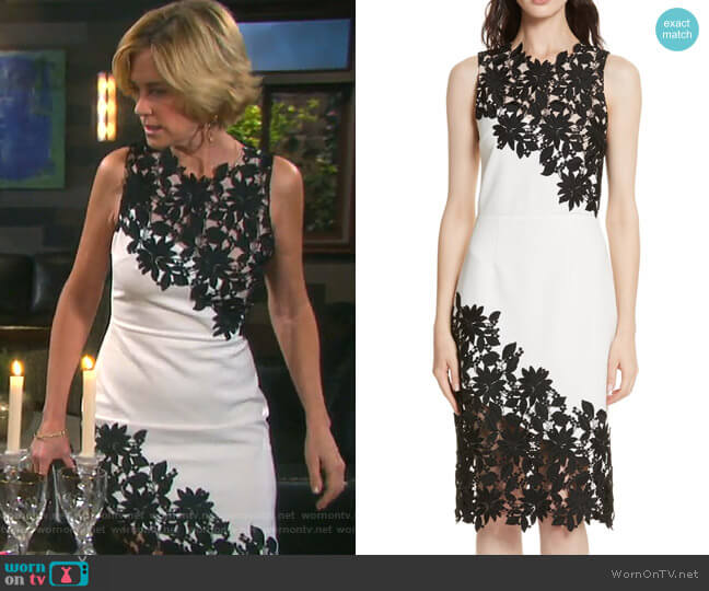 Alice + Olivia Margy Dress worn by Eve Donovan (Kassie DePaiva) on Days of our Lives