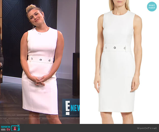 Boss Duleama Dress worn by Carissa Loethen Culiner on E! News