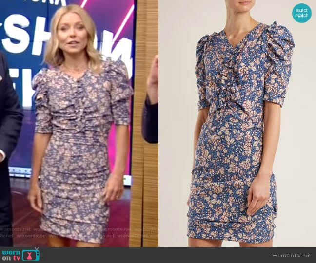 Isabel Marant Brizia Dress worn by Kelly Ripa on Live with Kelly and Mark
