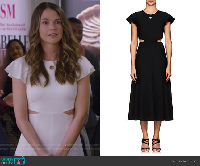 Derek Lam 10 Crosby Cutout Cady Dress worn by Liza Miller (Sutton Foster) on Younger