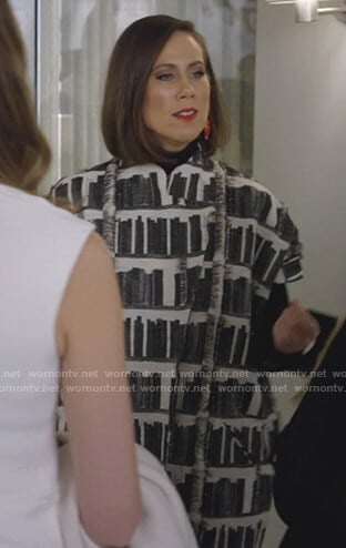 Diana’s black book print jacket on Younger
