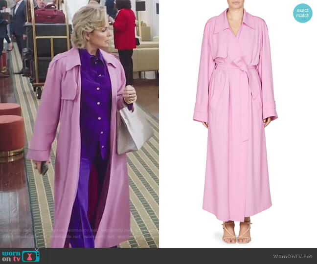 Dries Van Noten Lightweight Trench Jacket worn by Jacqueline (Melora Hardin) on The Bold Type