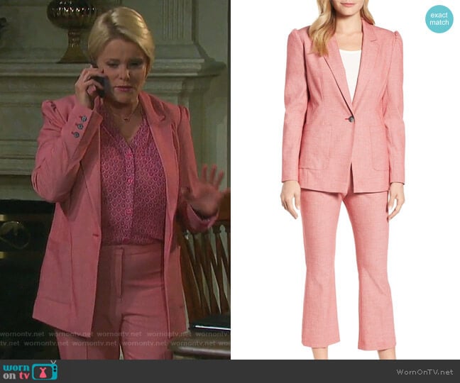 Halogen Kick Flare Pants worn by Adrienne Johnson Kiriakis (Judi Evans) on Days of our Lives