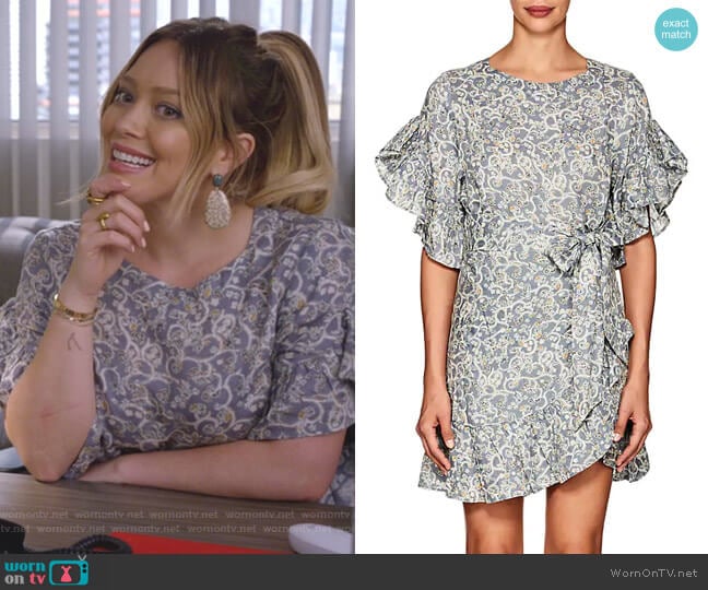 Isabel Marant Etoile Delicia Dress worn by Kelsey Peters (Hilary Duff) on Younger