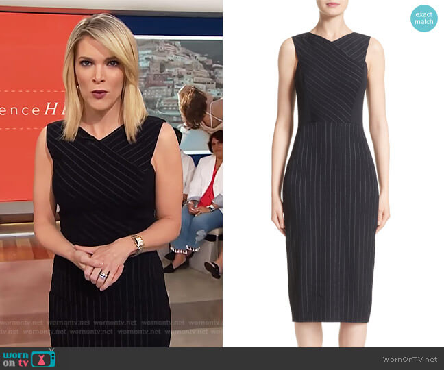 Jason Wu Pinstripe Stretch Dress worn by Megyn Kelly on Today