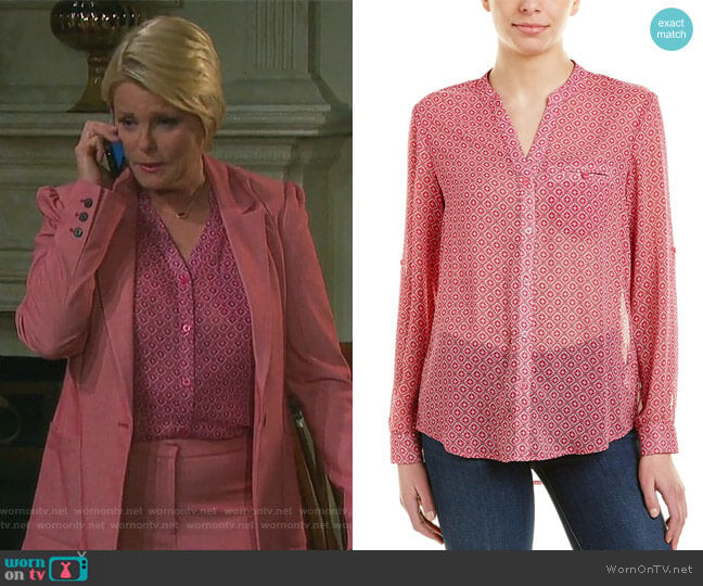 KUT from the Kloth Jasmine Top worn by Adrienne Johnson Kiriakis (Judi Evans) on Days of our Lives